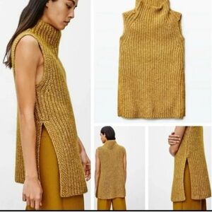 Wilfred Mustard Sleeveless Sweater
